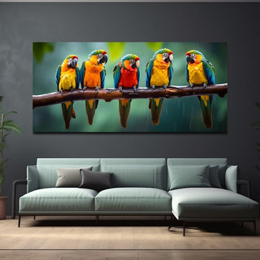 Large Parrot Painting